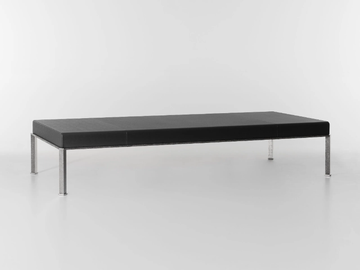 LEVARE - Rectangular leather coffee table by Lorenzo Tondelli - view 2